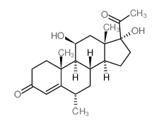 CAS#: 7055-53-0， (6S,8S,9S,10R,11S,13S,14S,17R)-17-Acetyl-11,17-Dihydroxy-6,10,13-Trimethyl-2,6,7,8,9,11,12,14,15,16-Decahydro-1H-Cyclopenta[a]Phenanthren-3- One