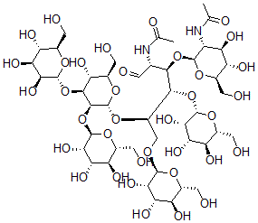 CAS#: 70573-04-5， Mannosyl(5)-N-Acetyl(2)-Glucose