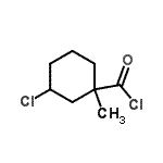 CAS#: 70586-23-1， 3-Chloro-1-methylcyclohexanecarbonyl chloride