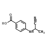 CAS 登录号：70667-89-9， 4-[(1-氰基乙基)氨基]苯甲酸