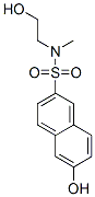 CAS 登录号：70682-63-2， 6-羟基-N-(2-羟基乙基)-N-甲基萘-2-磺酰胺