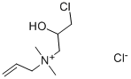 CAS#: 70729-69-0， N-(2-Hydroxy-3-chloropropyl)-N-allyl-N,N-dimethylammonium chloride