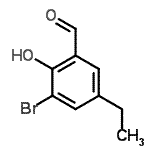 CAS#: 708209-58-9， 3-Bromo-5-ethyl-2-hydroxybenzaldehyde