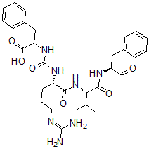 CAS#: 70857-49-7， N2-[[[(1S)-1-Carboxy-2-phenylethyl]amino]carbonyl]-L-arginyl-N-[(1S)-1-formyl-2-phenylethyl]-L-Valinamide