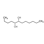 结构式 CAS# 70859-33-5, (5R,6R)-5,6-十二烷二醇