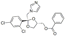 CAS#: 70894-66-5， cis-2-(2,4-Dichlorophenyl)-2-(1H-Imidazol-1-Ylmethyl)-1,3-Dioxolane-4-Ylmethyl Benzoate