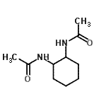 结构式 CAS# 70924-78-6, N,N'-1,2-环己烷二基二乙酰胺