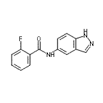 CAS#: 710329-44-5， 2-Fluoro-N-(1H-indazol-5-yl)benzamide