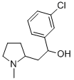 CAS#: 71157-72-7， alpha-(3-Chlorophenyl)-1-Methyl-2-Pyrrolidineethanol