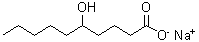 结构式 CAS# 71186-53-3, 5-羟基癸酸钠