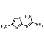CAS#: 7120-01-6， 2-(4-Methyl-1,3-thiazol-2-yl)guanidine