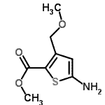 CAS#: 712262-13-0， Methyl 5-amino-3-(methoxymethyl)-2-thiophenecarboxylate
