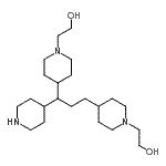 CAS 登录号：71412-24-3， 2,2'-{[1-(4-哌啶基)-1,3-丙烷二基]二-4,1-哌啶二基}二乙醇