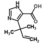 CAS 登录号：714273-87-7， 4-(2-甲基-3-丁烯-2-基)-1H-咪唑-5-羧酸