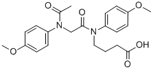 CAS#: 71455-76-0， N-(N-Acetyl-2-(p-Anisidino)Acetyl)-4-(p-Anisidino)Butyric Acid