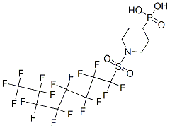 CAS#: 71463-78-0, 3-(Ethyl-(1,1,2,2,3,3,4,4,5,5,6,6,7,7,8,8,8-Heptadecafluorooctylsulfonyl)Amino)Propylphosphonic Acid