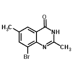 CAS 登录号：71478-56-3， 8-溴-2,6-二甲基-4(1H)-喹唑啉酮