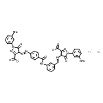 CAS#: 71550-29-3， Disodium 1-(3-aminophenyl)-4-({3-[(4-{[1-(3-aminophenyl)-3-carboxylato-5-oxo-4,5-dihydro-1H-pyrazol-4-yl]diazenyl}benzoyl)amino]phenyl}diazenyl)-5-oxo-4,5-dihydro-1H-pyrazole-3-carboxylate