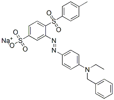 CAS#: 71598-25-9， Sodium 3-[[4-[Ethyl(Phenylmethyl)Amino]Phenyl]Azo]-4-[(4-Methylphenyl)Sulphonyl]Benzenesulphonate