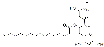 CAS#: 71634-82-7， (2R-trans)-2-(3,4-Dihydroxyphenyl)-3,4-Dihydro-5,7-Dihydroxy-2H-1-Benzopyran-3-Yl Palmitate
