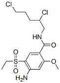 CAS 登录号：71676-04-5， 4-氨基-N-(2,5-二氯戊基)-5-(乙基磺酰基)-2-甲氧基苯甲酰胺