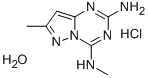 CAS#: 71680-67-6， N4,7-Dimethylpyrazolo(1,5-a)-1,3,5-Triazine-2,4-Diamine, Hydrochloride Hydrate (2:2:1)
