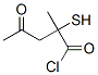 CAS#: 71735-69-8， 2-Mercapto-2-Methyl-4-Oxopentanoic Acid Chloride