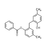 CAS#: 71840-30-7， 2-(2-Hydroxy-5-methylbenzyl)-4-methylphenyl benzoate