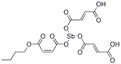 CAS 登录号：71850-72-1， 3,3',3''-[氢化锑三基三(氧羰基)]三[(Z)-丙烯酸丁基]酯