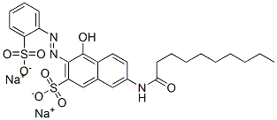 CAS#: 71873-40-0， Disodium 4-Hydroxy-7-[(1-Oxodecyl)Amino]-3-[(2-Sulphonatophenyl)Azo]Naphthalene-2-Sulphonate
