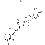 CAS#: 71997-40-5， Triphosphoric acid, (2R)-2-[(1R)-1-(6-amino-9H-purin-9-yl)-2-oxoethoxy]-3-oxopropyl ester, sodium salt (1:1)