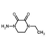 CAS#: 71999-56-9， 1-Amino-4-ethyl-2,3-piperazinedione