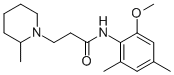CAS#: 72005-58-4， N-(2-Methoxy-4,6-Dimethylphenyl)-3-(2-Methylpiperidin-1-Yl)Propanamide