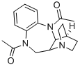 CAS#: 72031-20-0， 5,10-Diacetyl-4a,5,11,11a-tetrahydro-10H-quinuclidino(2,3-c)-1,5-benzodiazepine