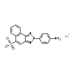 CAS#: 72102-76-2， Sodium 2-(4-aminophenyl)-2H-naphtho[1,2-d][1,2,3]triazole-5-sulfonate
