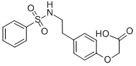 CAS 登录号：72131-33-0， 2-[4-[2-(苯磺酰基氨基)乙基]苯氧基]乙酸