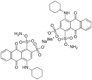 CAS#: 72187-20-3， Disodium 1-Amino-4-(Cyclohexylamino)-9,10-Dihydro-9,10-Dioxoanthracenedisulphonate