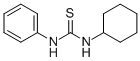 结构式 CAS# 722-03-2, 1-环己基-3-苯基-2-硫脲