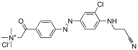 CAS#: 72208-25-4， [4-[[3-Chloro-4-[(2-Cyanoethyl)Amino]Phenyl]Azo]Phenacyl]Trimethylammonium Chloride