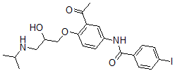 CAS#: 72249-70-8， 4-Iodobenzoylacebutolol