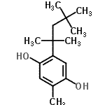 CAS#: 723-38-6， 2-Methyl-5-(2,4,4-trimethyl-2-pentanyl)-1,4-benzenediol