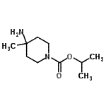 CAS 登录号：723308-85-8， 异丙基4-氨基-4-甲基-1-哌啶羧酸酯