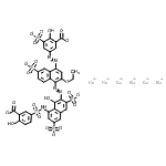 CAS#: 72379-56-7， Hexasodium 5-({4-[(8-{[(3-carboxylato-4-hydroxyphenyl)sulfonyl]amino}-1-hydroxy-3,6-disulfonato-2-naphthyl)diazenyl]-3-ethoxy-7-sulfonato-1-naphthyl}diazenyl)-2-hydroxy-3-sulfonatobenzoate