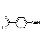 CAS 登录号：72422-72-1， 4-氰基-1,3-环己二烯-1-羧酸
