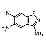 CAS#: 724767-00-4， 3-Methyl-1H-indazole-5,6-diamine
