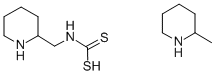 结构式 CAS# 7256-21-5, 哌可基二硫代氨基甲酸哌可鎓盐
