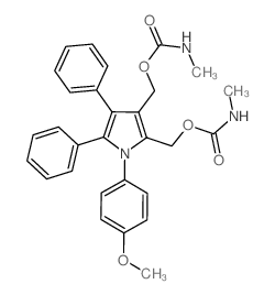 CAS#: 72572-63-5， [1-(4-Methoxyphenyl)-3-(Methylcarbamoyloxymethyl)-4,5-Di(Phenyl)Pyrrol-2-Yl]Methyl N-Methylcarbamate