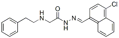 CAS#: 72606-53-2， N-[(4-Chloronaphthalen-1-Yl)Methylideneamino]-2-(2-Phenylethylamino)Acetamide