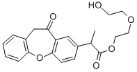 CAS#: 72619-41-1， 2-(2-Hydroxyethoxy)Ethyl 2-(6-Oxo-5H-Benzo[b][1]Benzoxepin-8-Yl)Propanoate