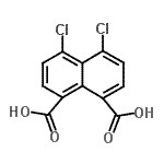 CAS#: 7267-11-0， 4,5-Dichloro-1,8-naphthalenedicarboxylic acid